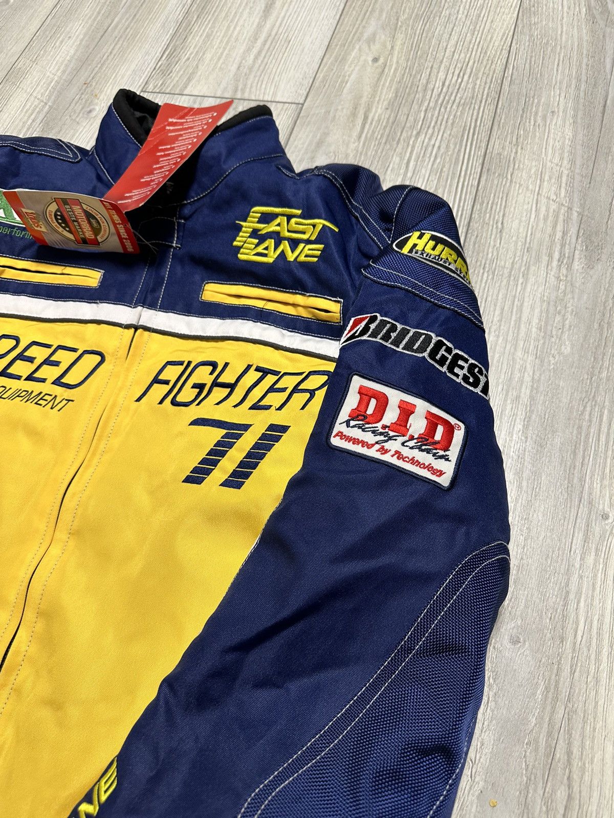 Vintage New 🤩 Fast Lane Vintage Speed Fighter Racing Jacket Large Size US XXL / EU 58 / 5 - 3 Thumbnail