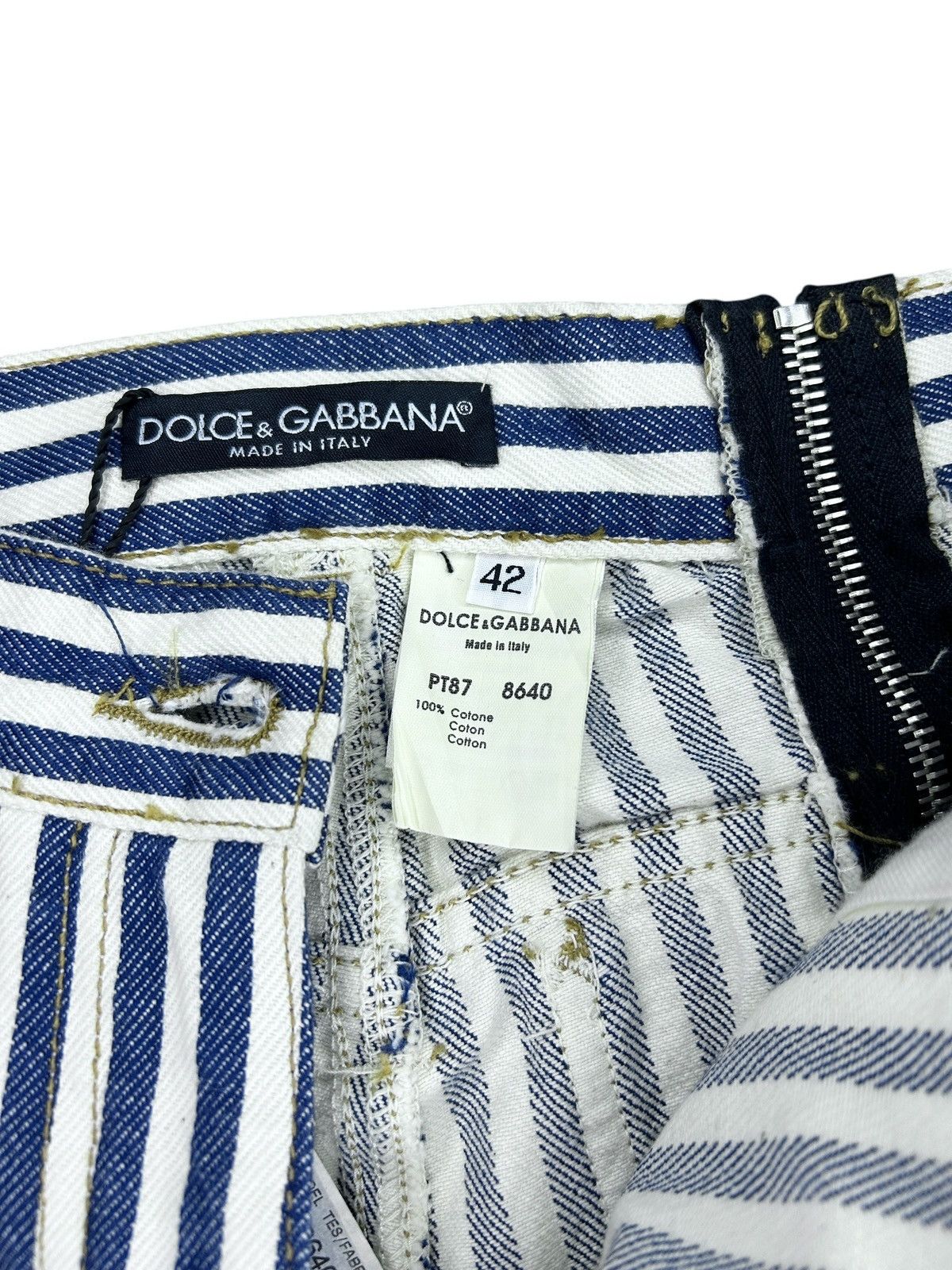 Dolce & Gabbana S/S 03 SEX Deadstock Zipper Trousers Size 28" / US 6 / IT 42 - 8 Thumbnail