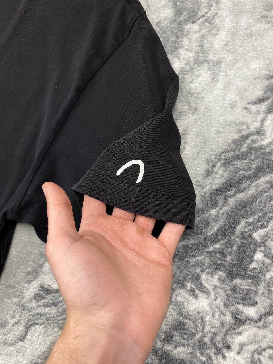 Evisu Evisu Kuro Big Logo T Shirt Men Size XL Black Size US XL / EU 56 / 4 - 12 Thumbnail