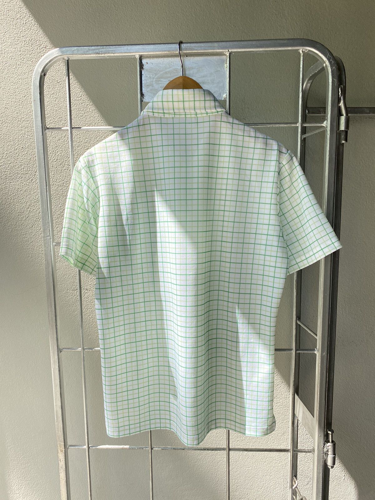 Adidas Adidas c Stell McCartney grid print shirt Size US S / EU 44-46 / 1 - 11 Thumbnail