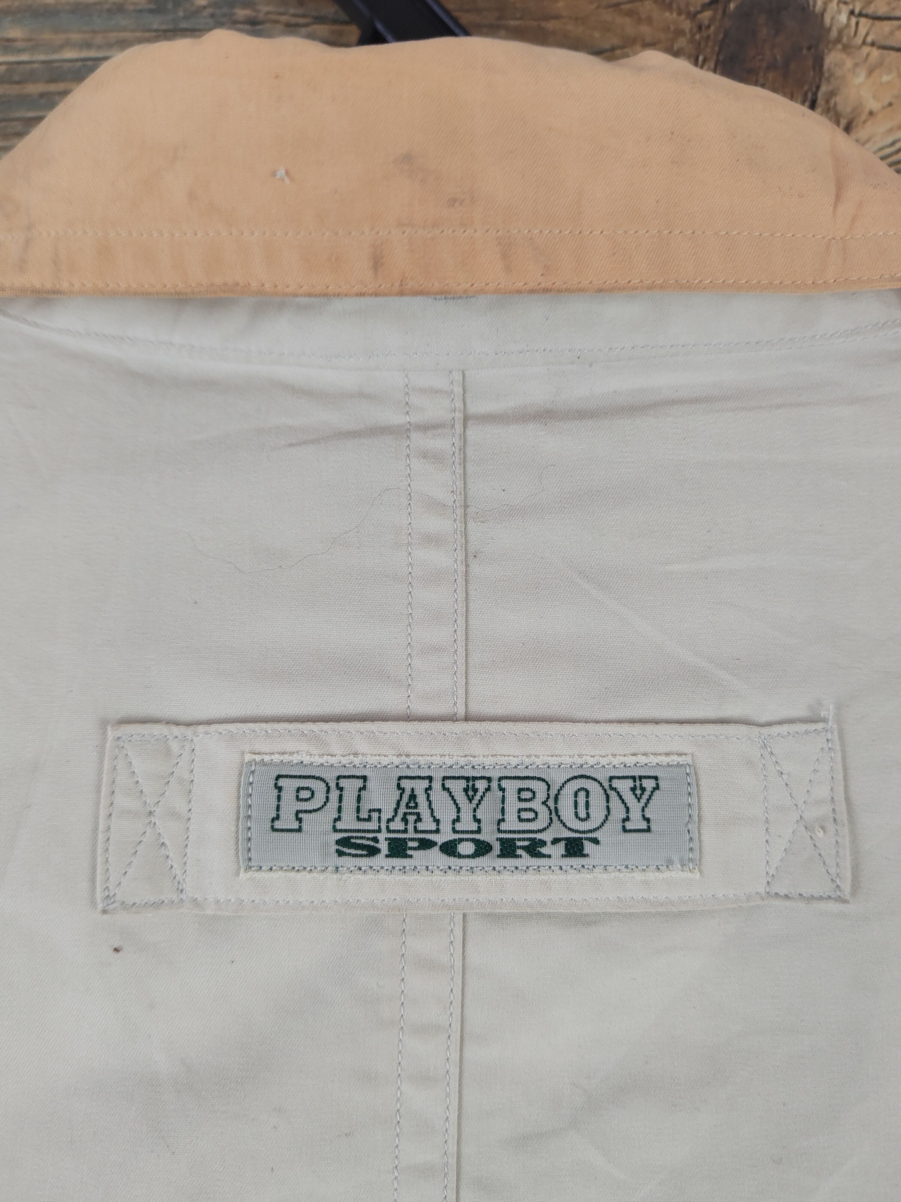 Playboy Playboy vintage Ivory Sportswear Bombers jacket #W2250 Size US S / EU 44-46 / 1 - 9 Thumbnail