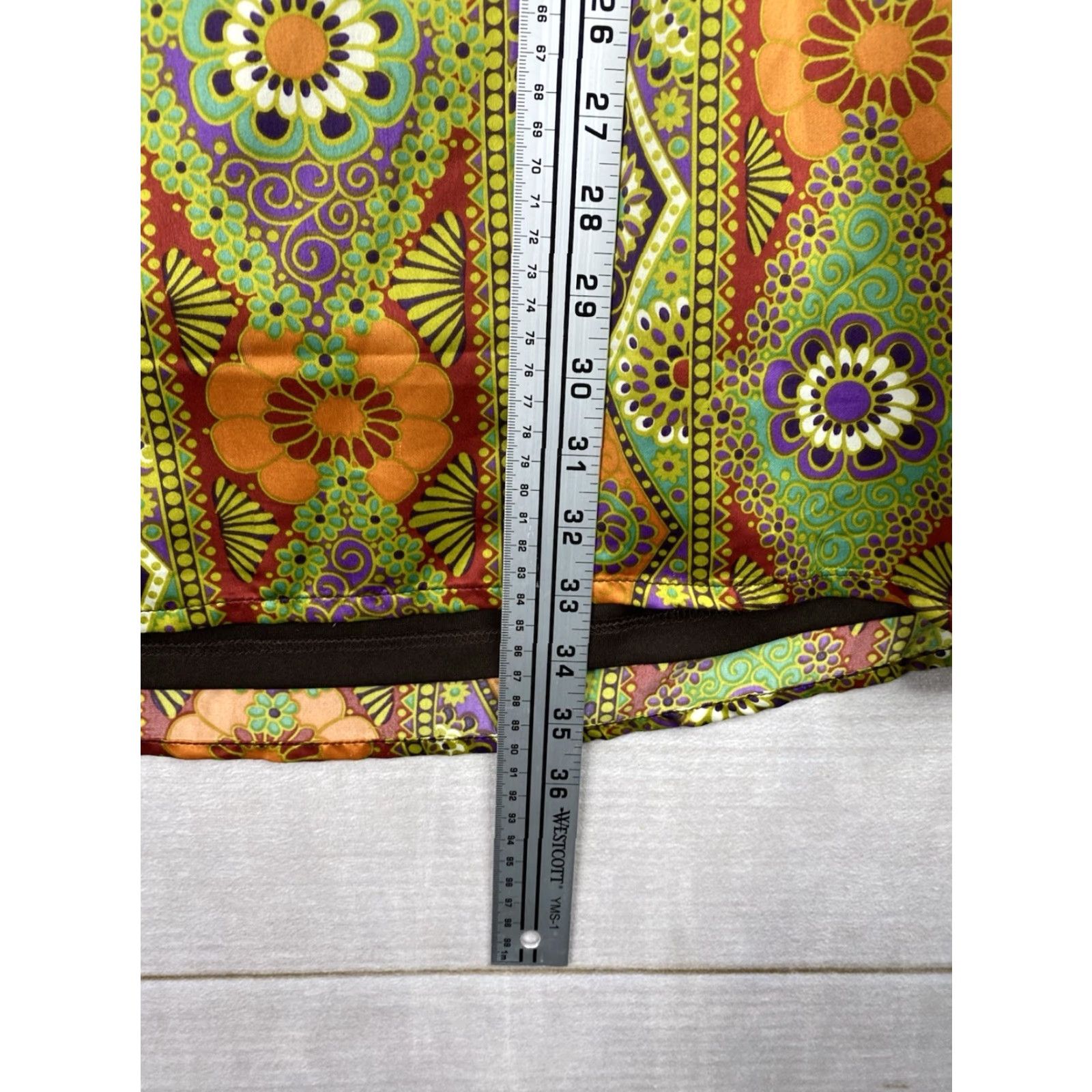 Vintage VINTAGE Judith March Halter Dress Sz L Green 50’s RETRO Style Sun Dress Ruffled Neck Size L / US 10 / IT 46 - 4 Thumbnail