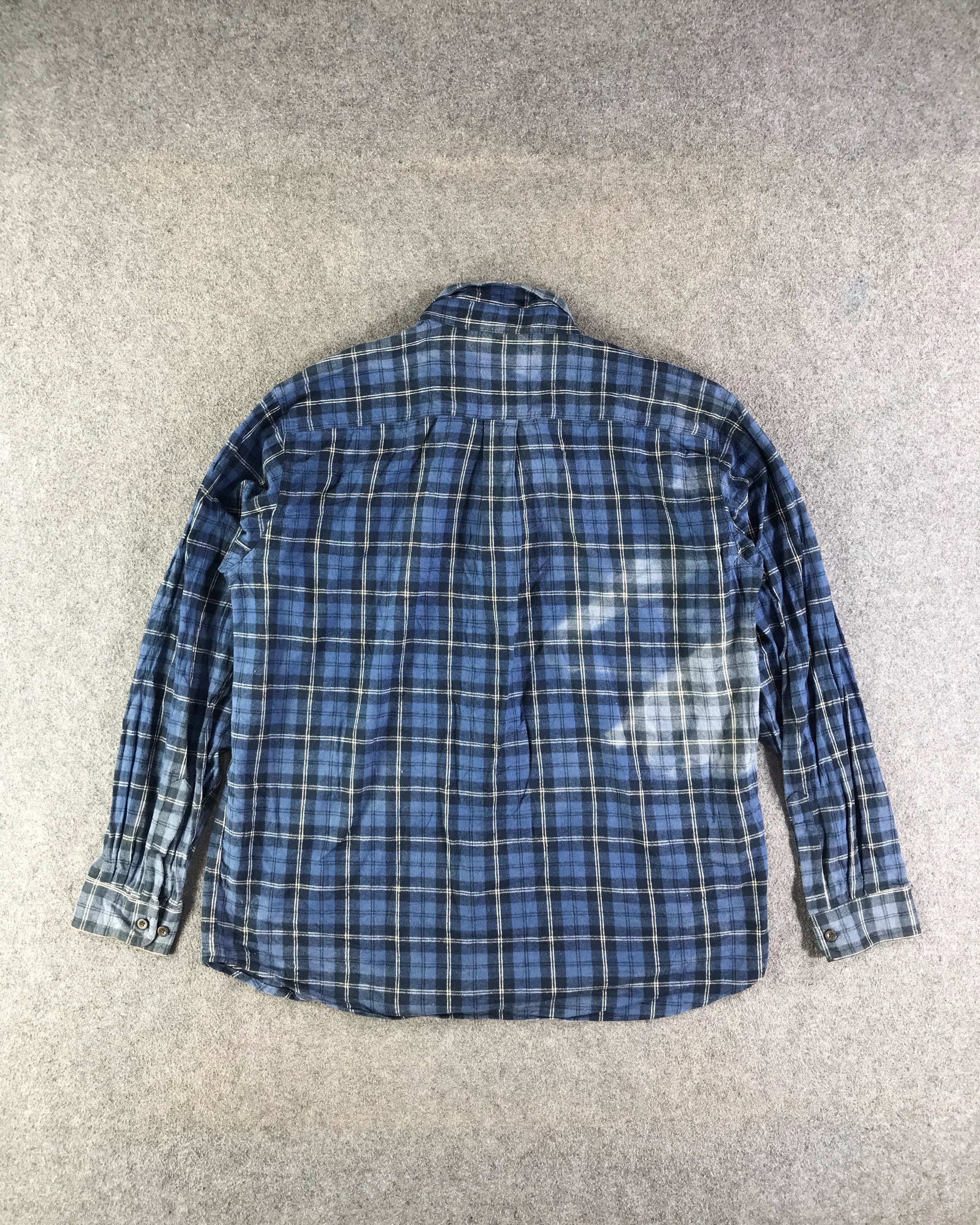 Japanese Brand L.L Bean Plaid Flannel Jacket-JC207 Size US L / EU 52-54 / 3 - 3 Thumbnail