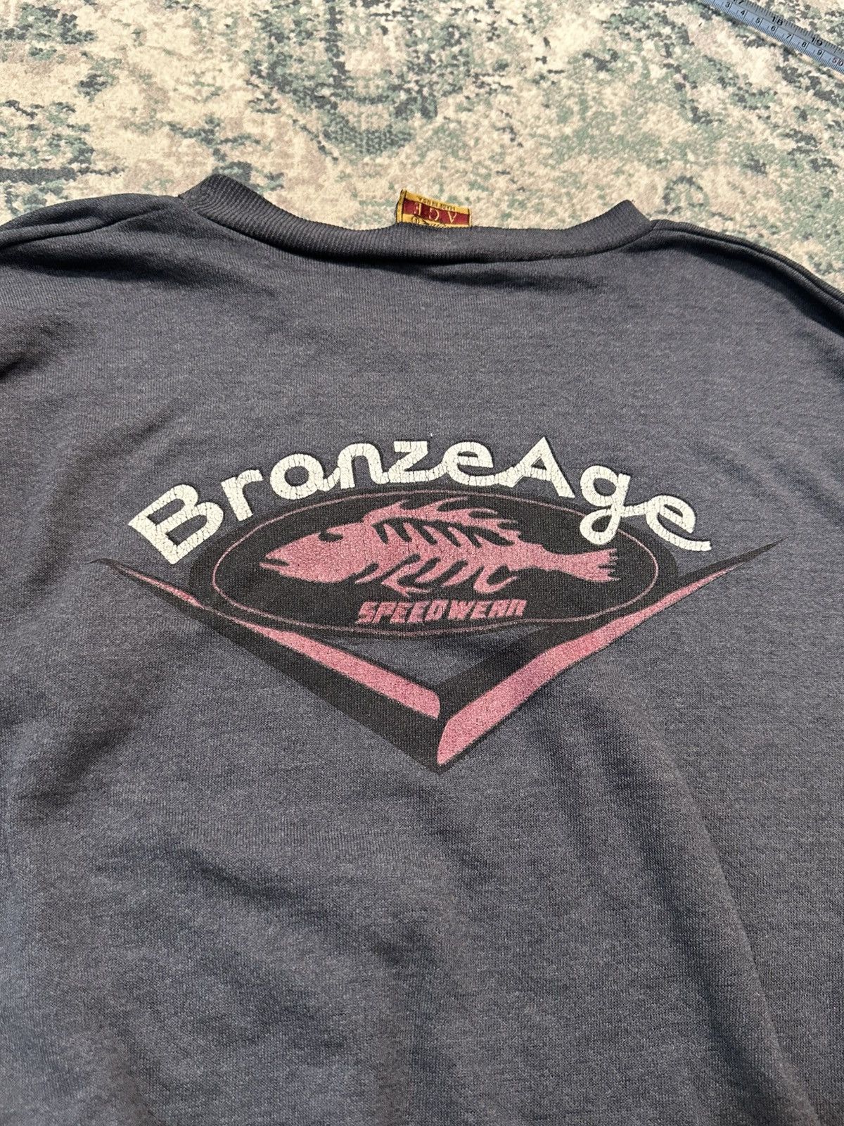 Vintage 1980 - Vintage Bronze Age Skateboards Sweatshirts Fishbone Size US L / EU 52-54 / 3 - 12 Thumbnail
