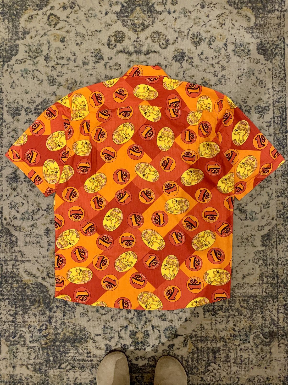 Iceberg × Kanye West × Vintage 80’s Iceberg open collar shirt Size US XL / EU 56 / 4 - 4 Thumbnail