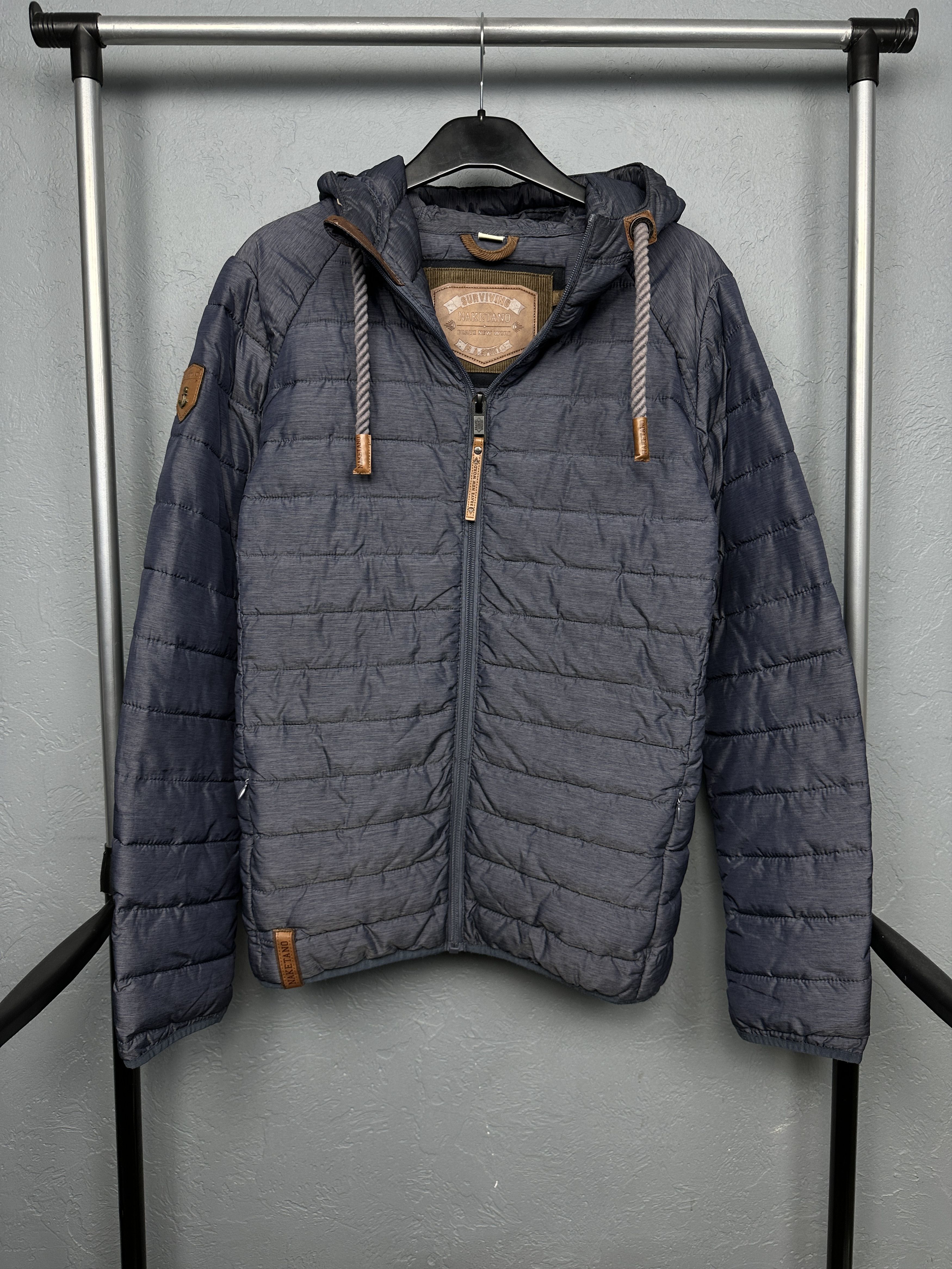 Naketano Naketano Mens Quilted Puffer Jacket Size US M / EU 48-50 / 2 - 1 Thumbnail