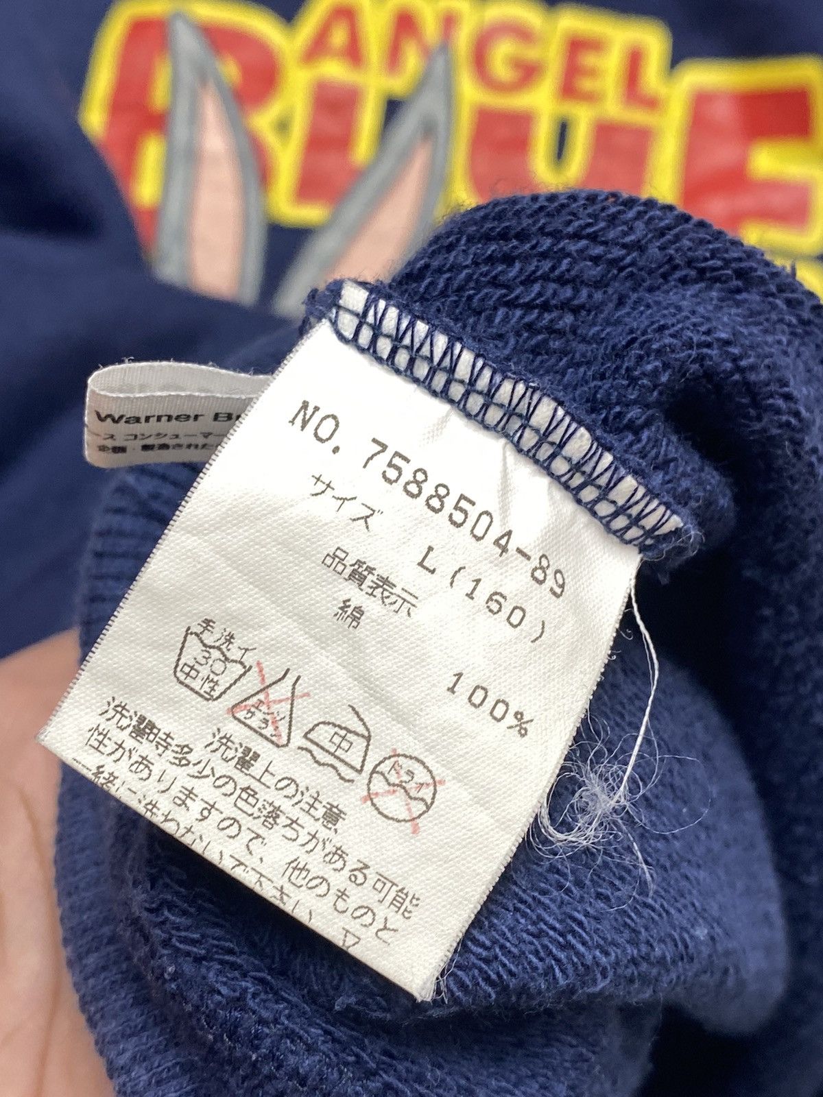 Angel Blue 1998 Angel Blue x Warner Bross - Buggs Bunny V Sweatshirt Size US M / EU 48-50 / 2 - 8 Thumbnail