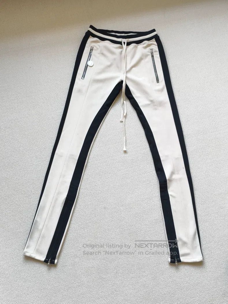 Fear of God fear of god 5th school pants white and black bilateral col Size US 28 / EU 44 - 1 Thumbnail