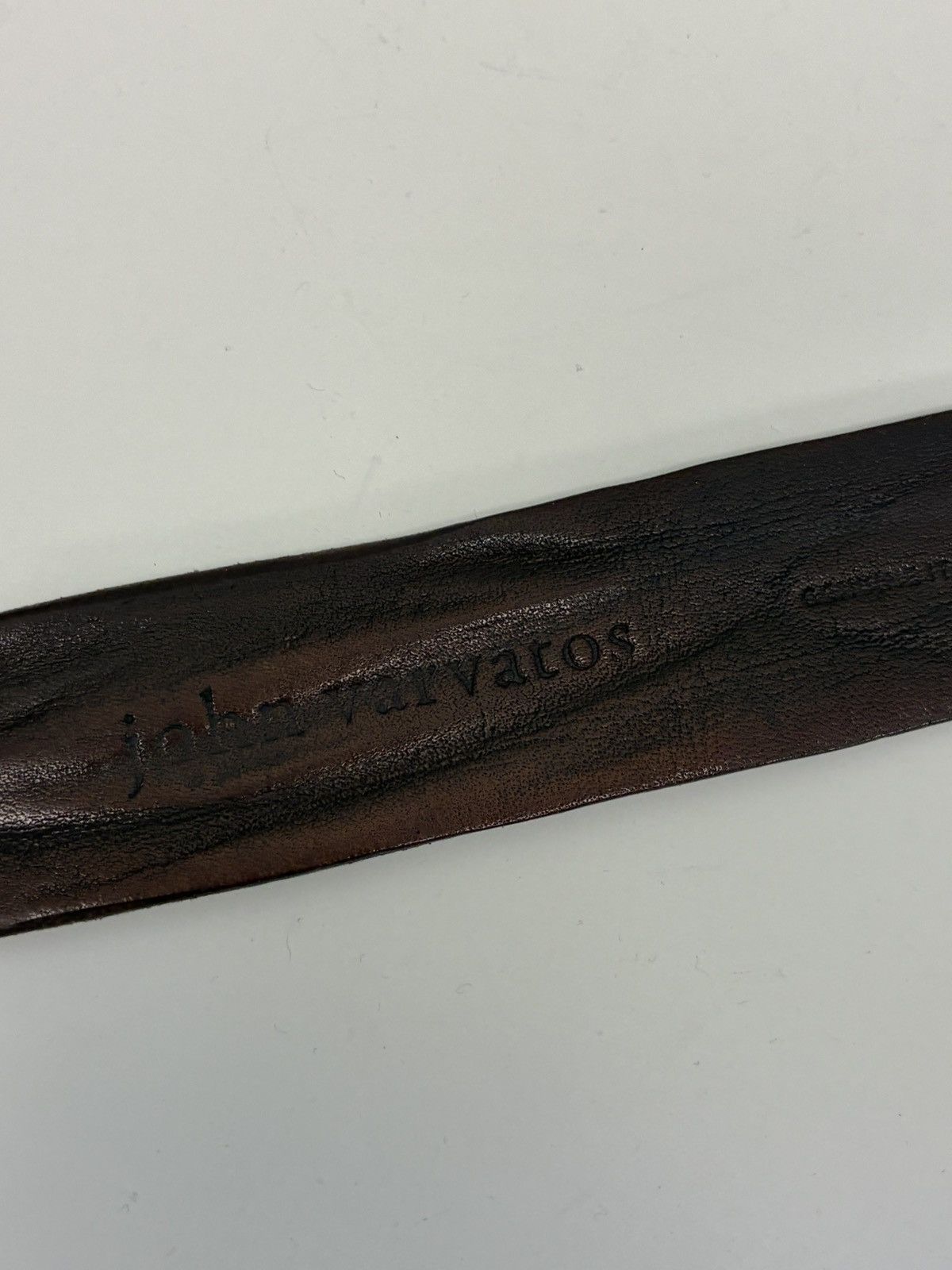John Varvatos Suede Knot Belt Size: 36 Size 36 - 6 Thumbnail