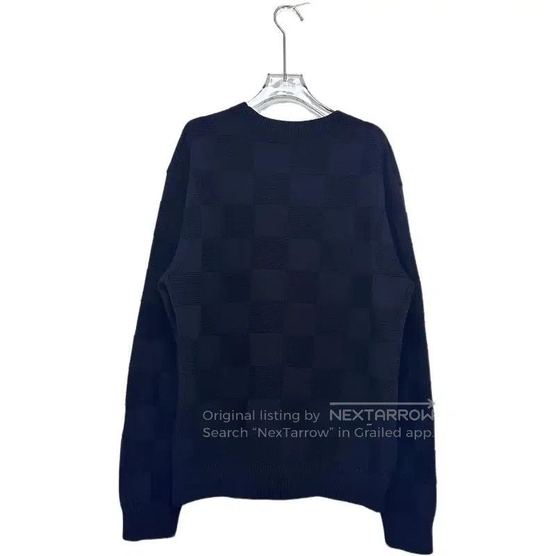 Louis Vuitton Louis Vuitton Black Wool Long Sleeve Sweater . Size US M / EU 48-50 / 2 - 2 Thumbnail