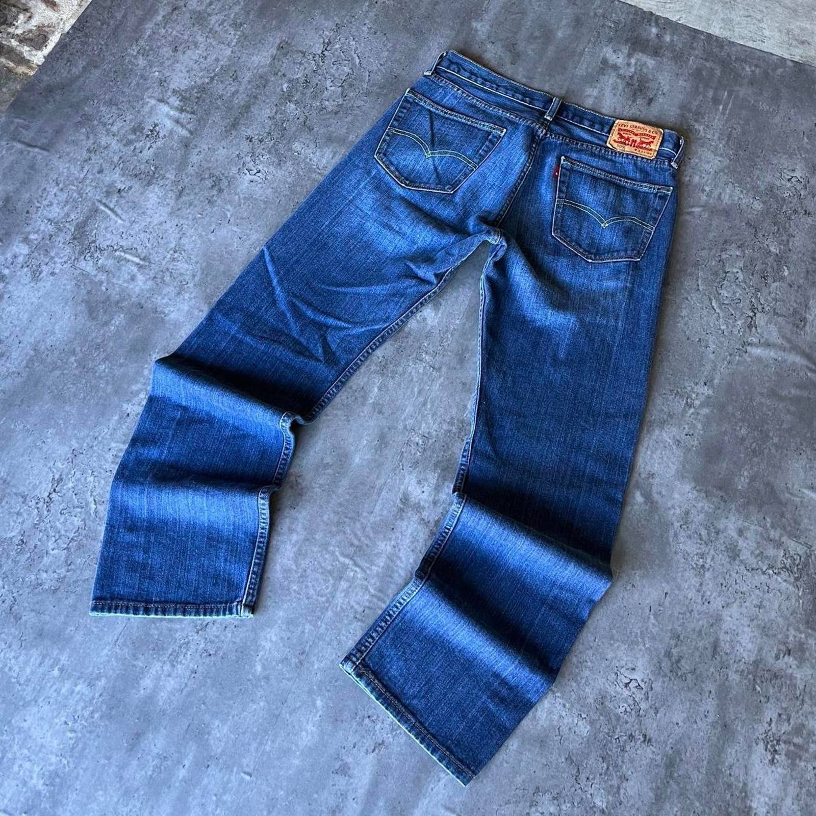 Levi's Crazy Vintage Y2K Levi’s 505 Baggy Essential Denim Jeans Size US 33 - 2 Thumbnail