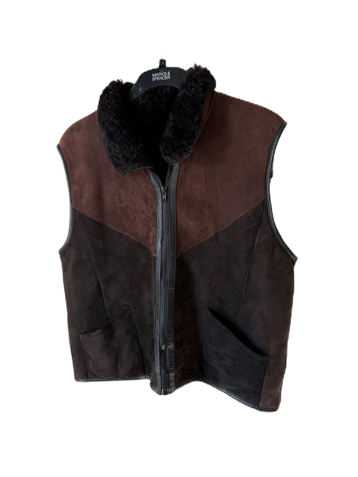 Japanese Brand VINTAGE B3 STYLE JACKET VEST SHERLING ITALIAN STYLE Size US M / EU 48-50 / 2 - 2 Thumbnail