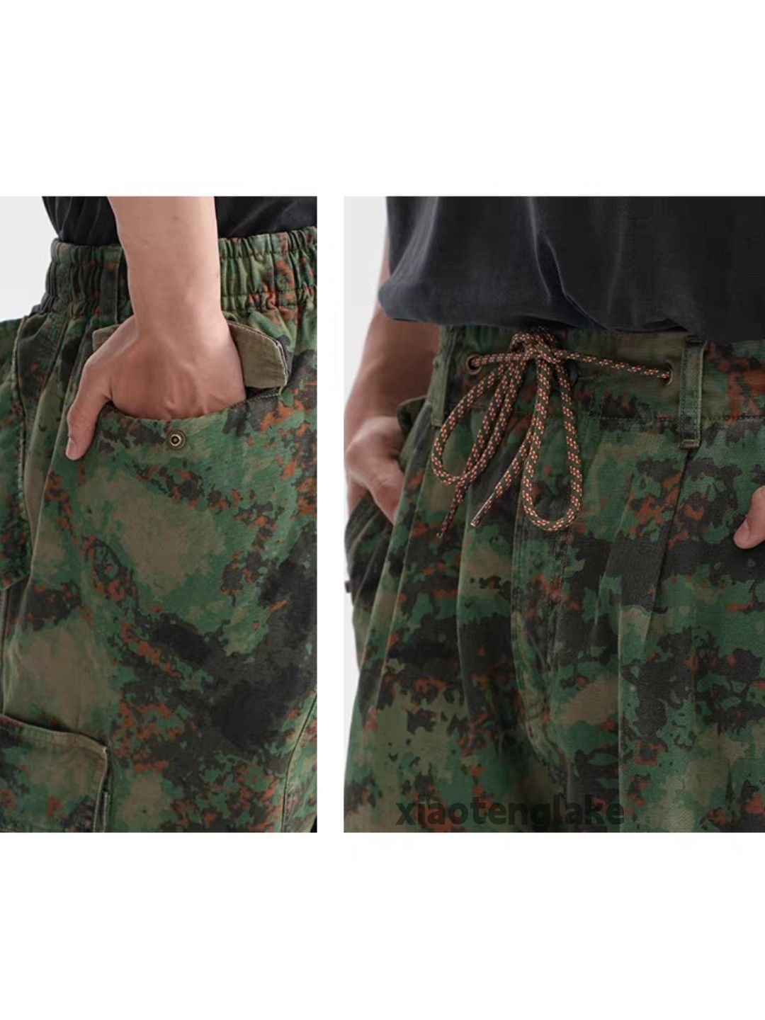 Vintage ltx vintage loose baggy skate hiphop camo cargo pants Size US 34 / EU 50 - 3 Thumbnail
