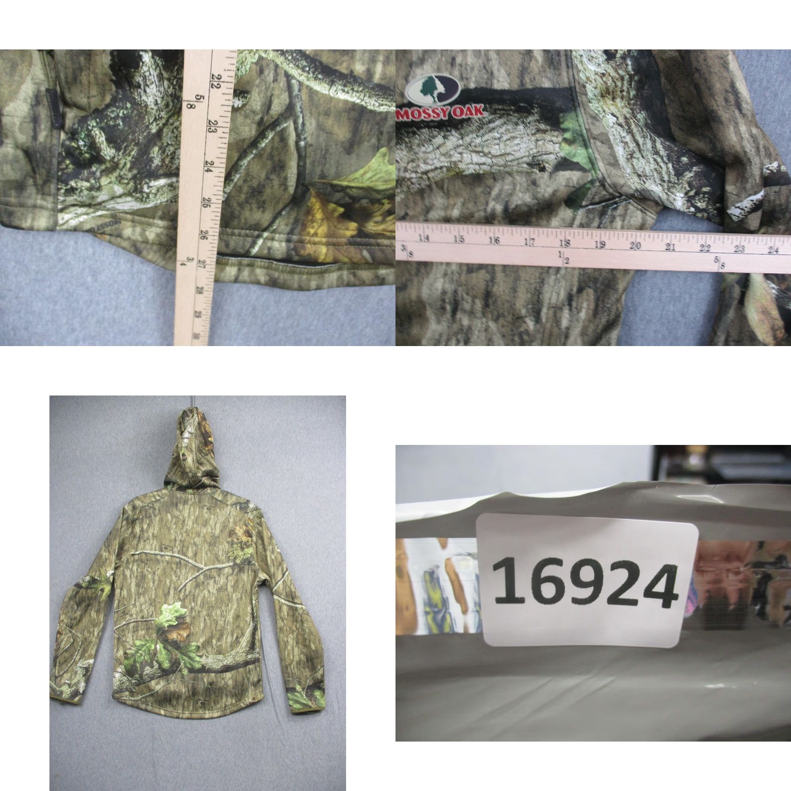 Vintage Mossy Oak Pullover Hoodie Mens Small Camo Country Roots Hooded Hunting Outdoors Size US S / EU 44-46 / 1 - 8 Thumbnail