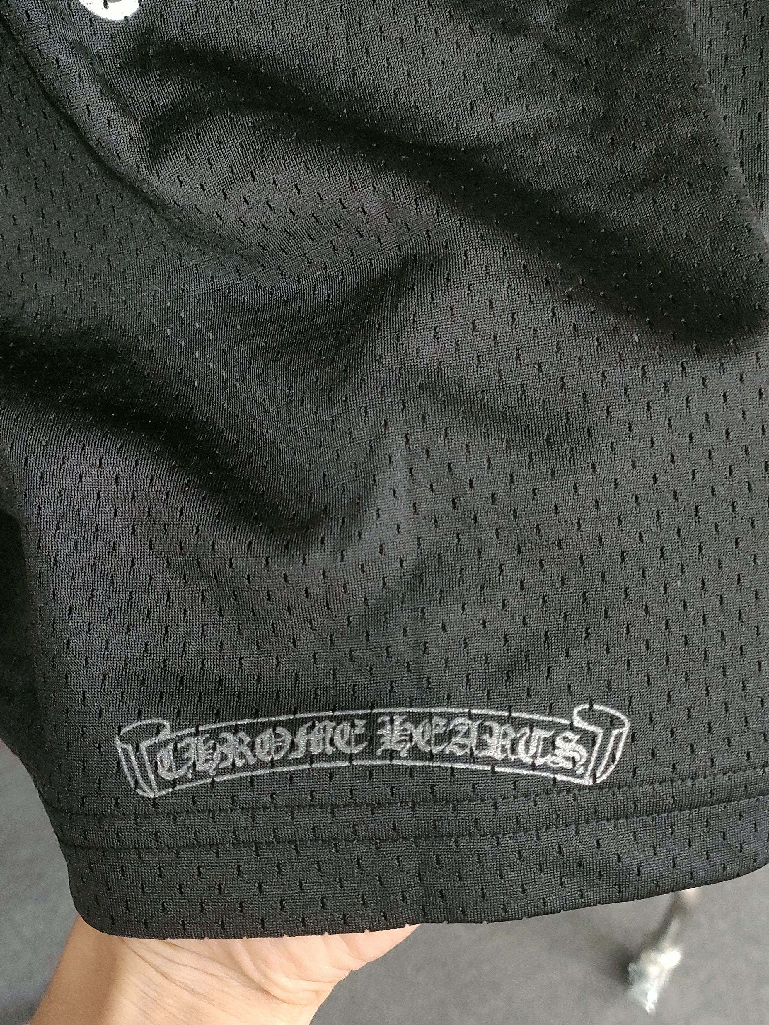 Chrome Hearts Chrome Hearts Black Mesh Ice Hockey Short Sleeve Tee Size US S / EU 44-46 / 1 - 14 Thumbnail