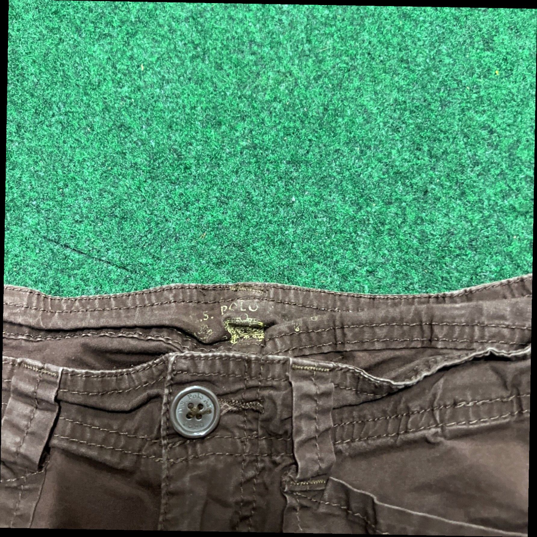 Vintage Women's U.S POLO ASSN Brown Capri Pants Size 8 Summer Outdoors Size 30" / US 8 / IT 44 - 4 Thumbnail