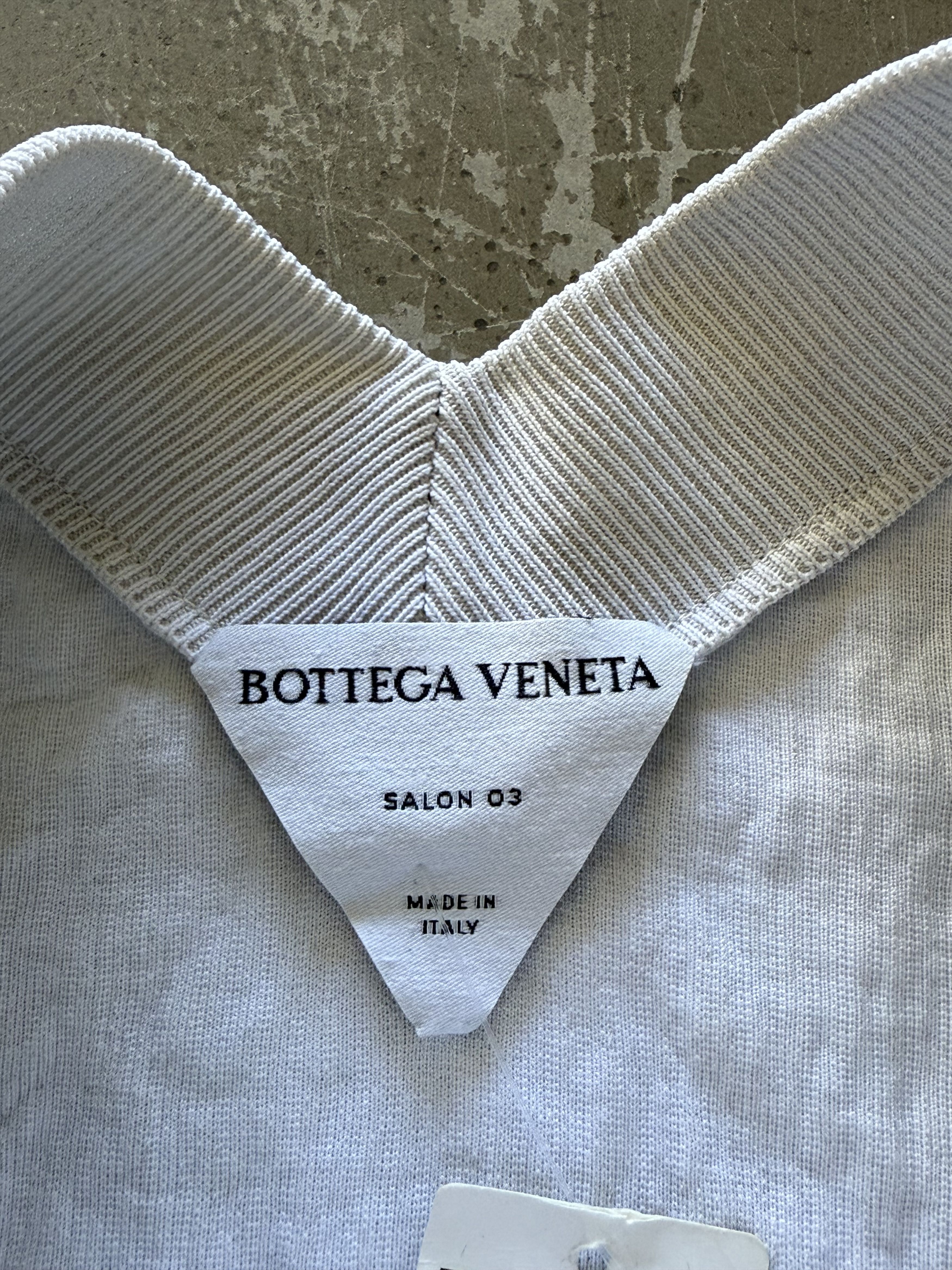 Bottega Veneta Metallic V-Neck Sweater Size US S / EU 44-46 / 1 - 4 Thumbnail