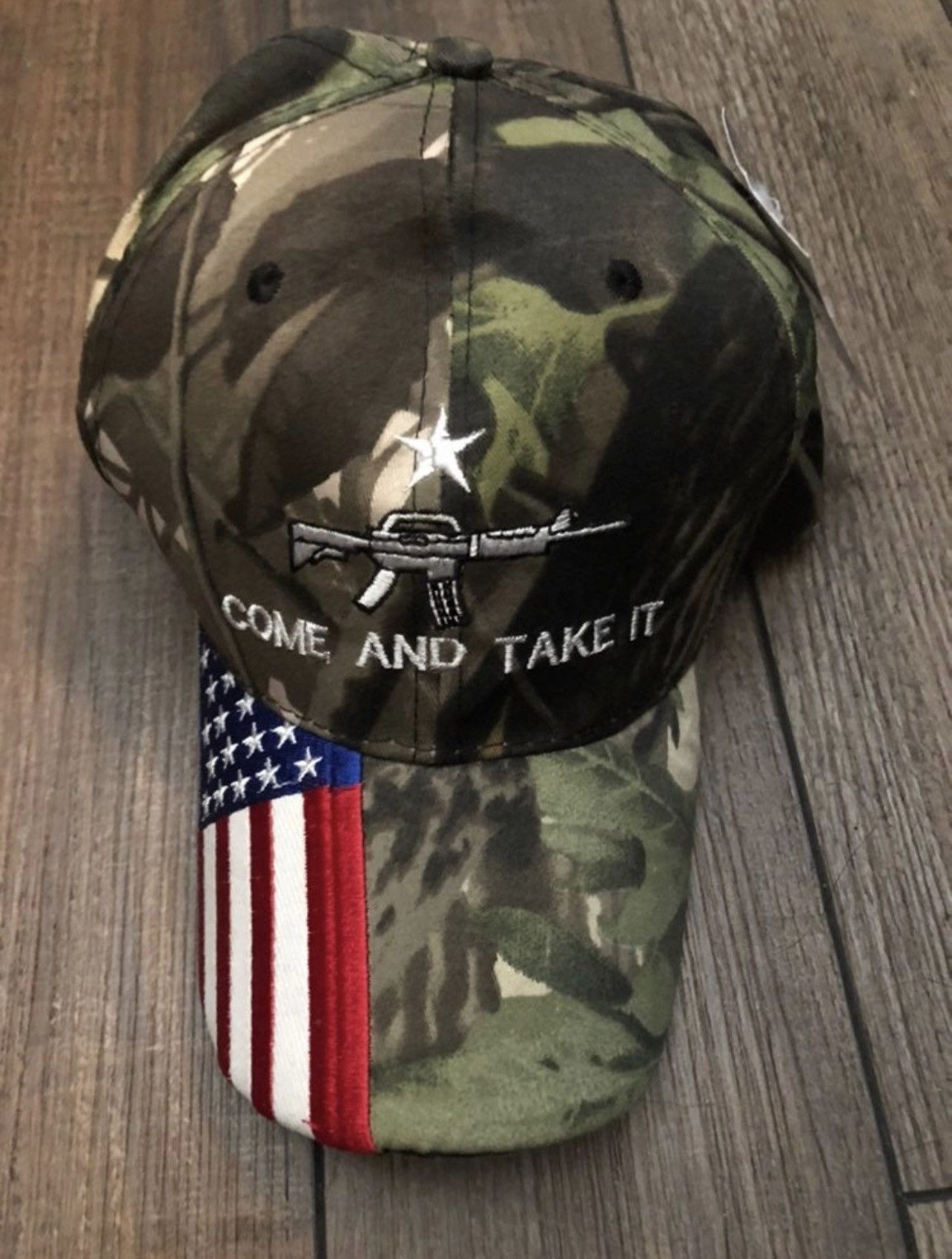 Other NWT 2nd Amendment Flag Camo Cap Hat NRA Firearms Rights Size ONE SIZE - 2 Thumbnail