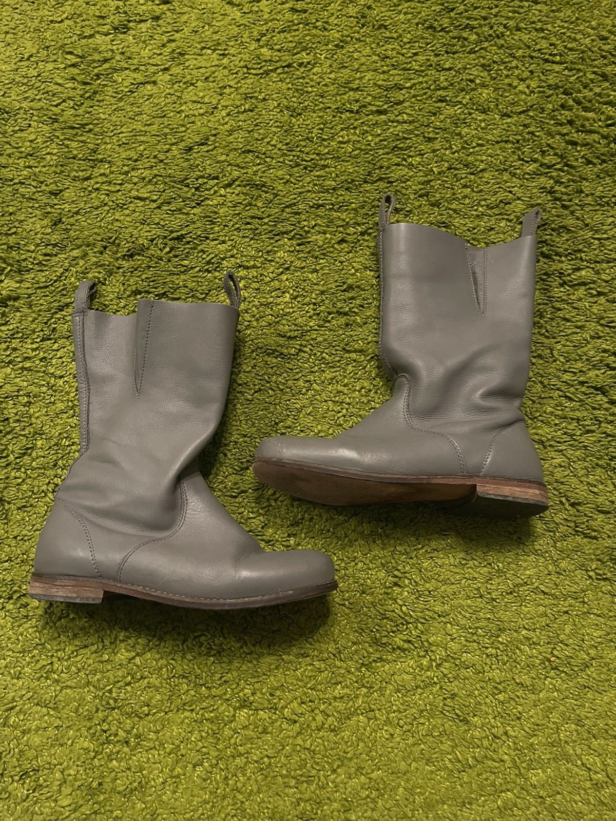 Designer Gudrun Sjoden avant garde real leather boots Size US 9 / IT 39 - 1 Thumbnail