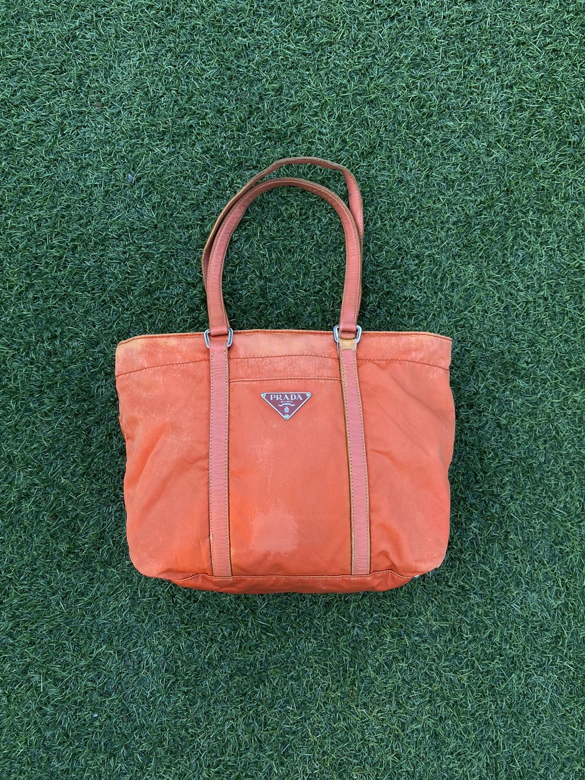 Prada PRADA ORANGE NYLON SHOULDER BAG Size ONE SIZE - 2 Thumbnail