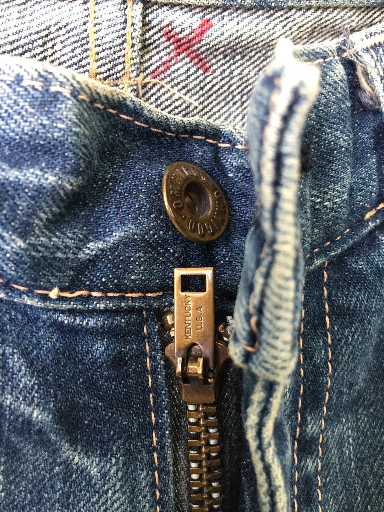 OMNIGOD Vintage Omnigod Cropped Jeans Size 31" - 7 Thumbnail