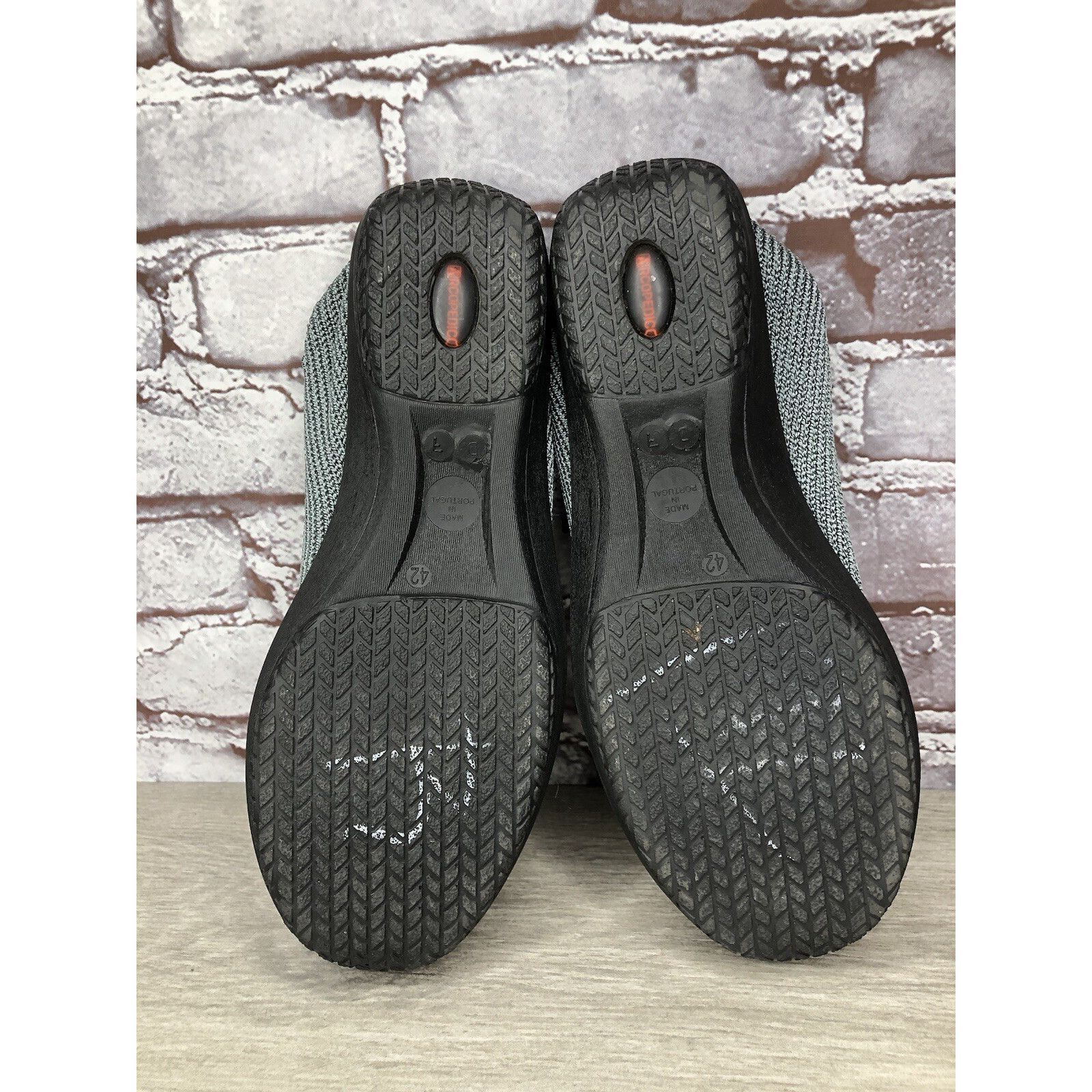 Other Arcopedico LS Grey Blue Vegan Knit Lace Up Comfort Shoes Wom Size US 11 / IT 41 - 14 Thumbnail