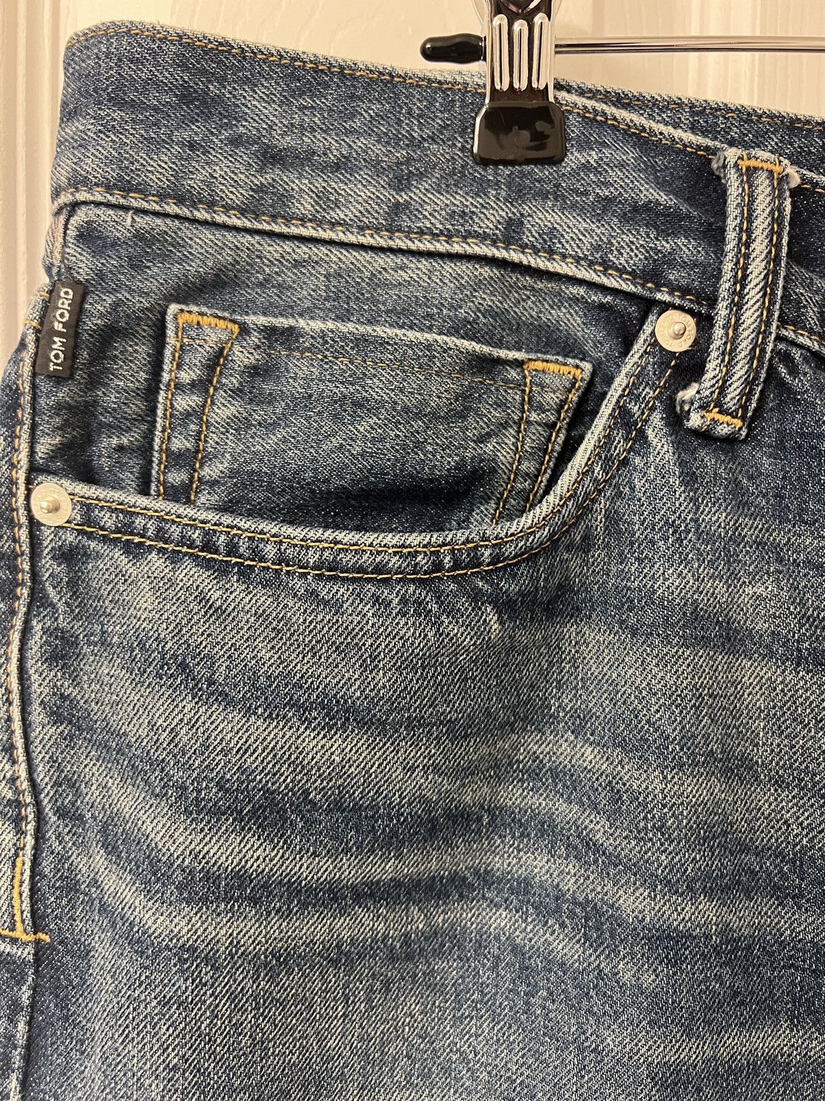 Tom Ford Vintage Tom Ford Selvedge Straight Jeans 38x30 Made in US Size US 38 / EU 54 - 6 Thumbnail