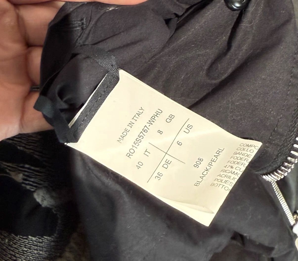 Rick Owens Rick Owens Waxed Finish "Ghost Face" Embroidered MA-1 Jacket Size US M / EU 48-50 / 2 - 5 Thumbnail