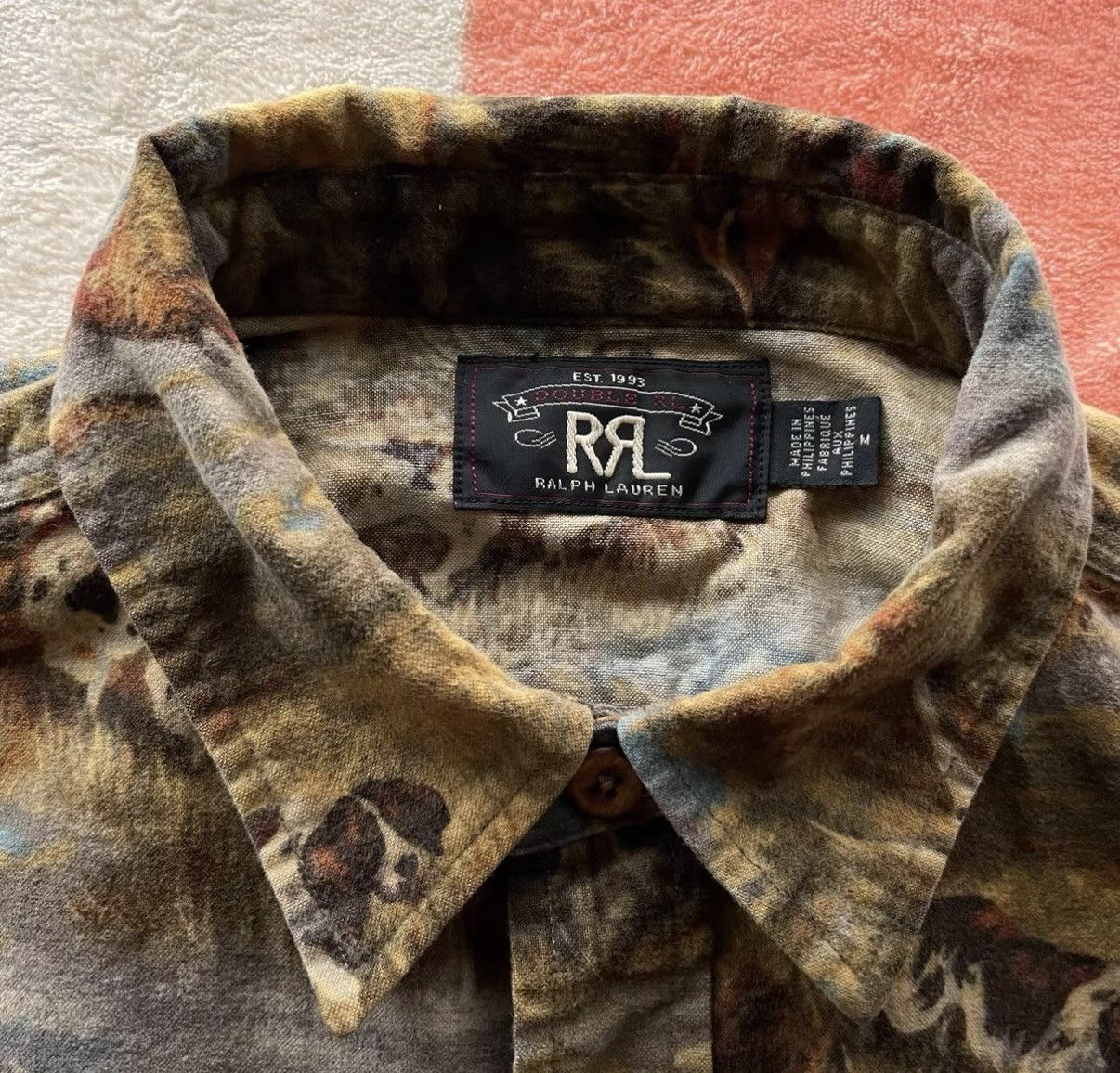 Polo Ralph Lauren RRL Ralph Lauren Polo RL Duck Hunting Oil Painting Shirt K22 Size US S / EU 44-46 / 1 - 4 Thumbnail