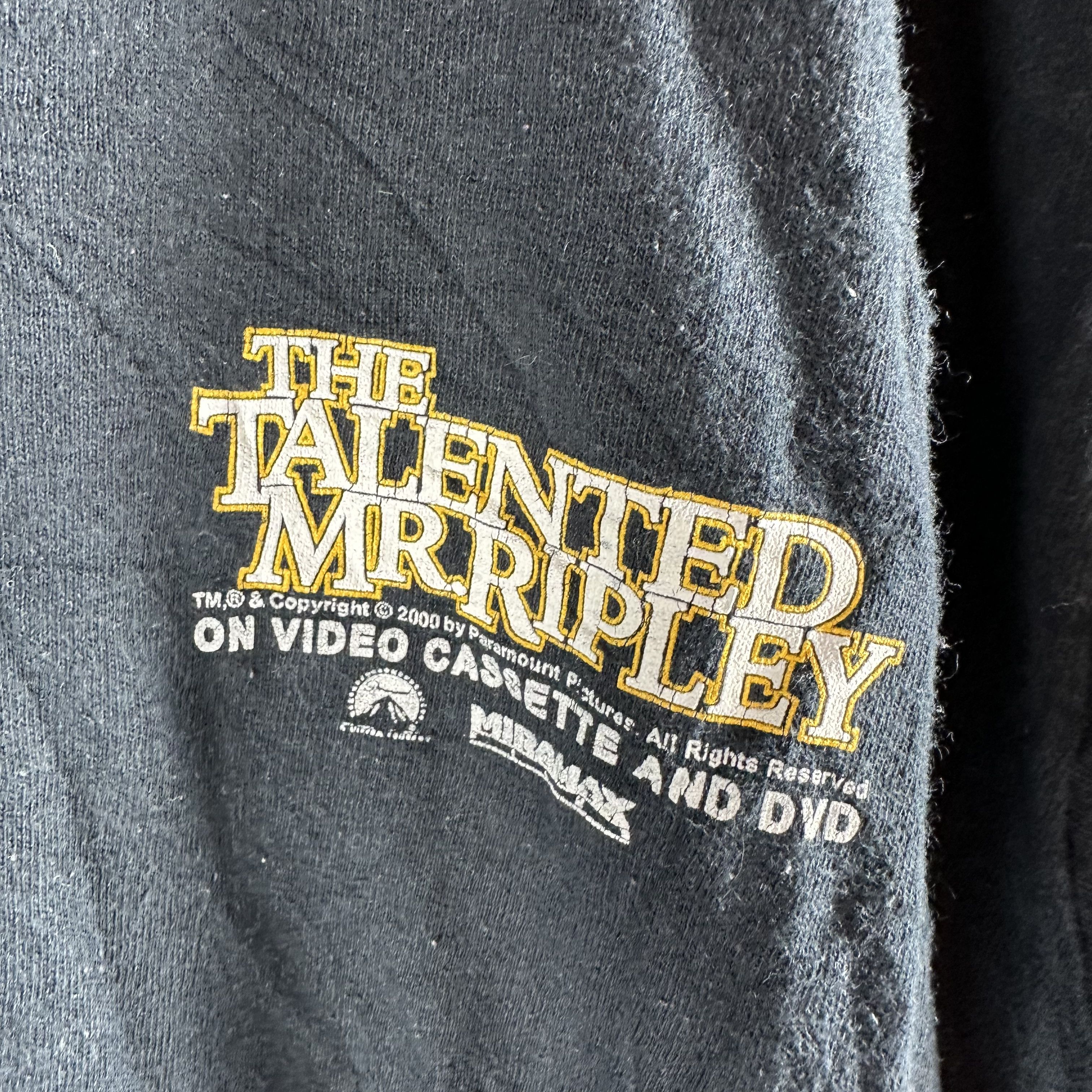 Vintage ​​​​2000 The Talented Mr. Ripley Matt Damon Movie T-Shirt Size US L / EU 52-54 / 3 - 2 Thumbnail