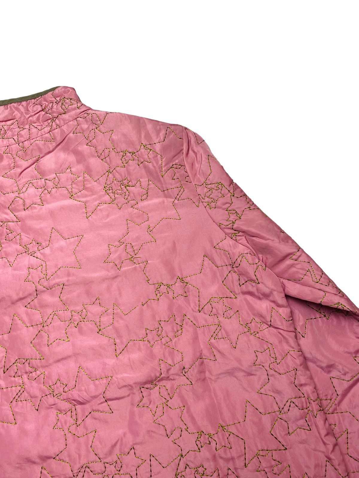 Angel Blue 2000s Bettys Blue - Stitched Star Pink Jacket Size L / US 10 / IT 46 - 9 Thumbnail