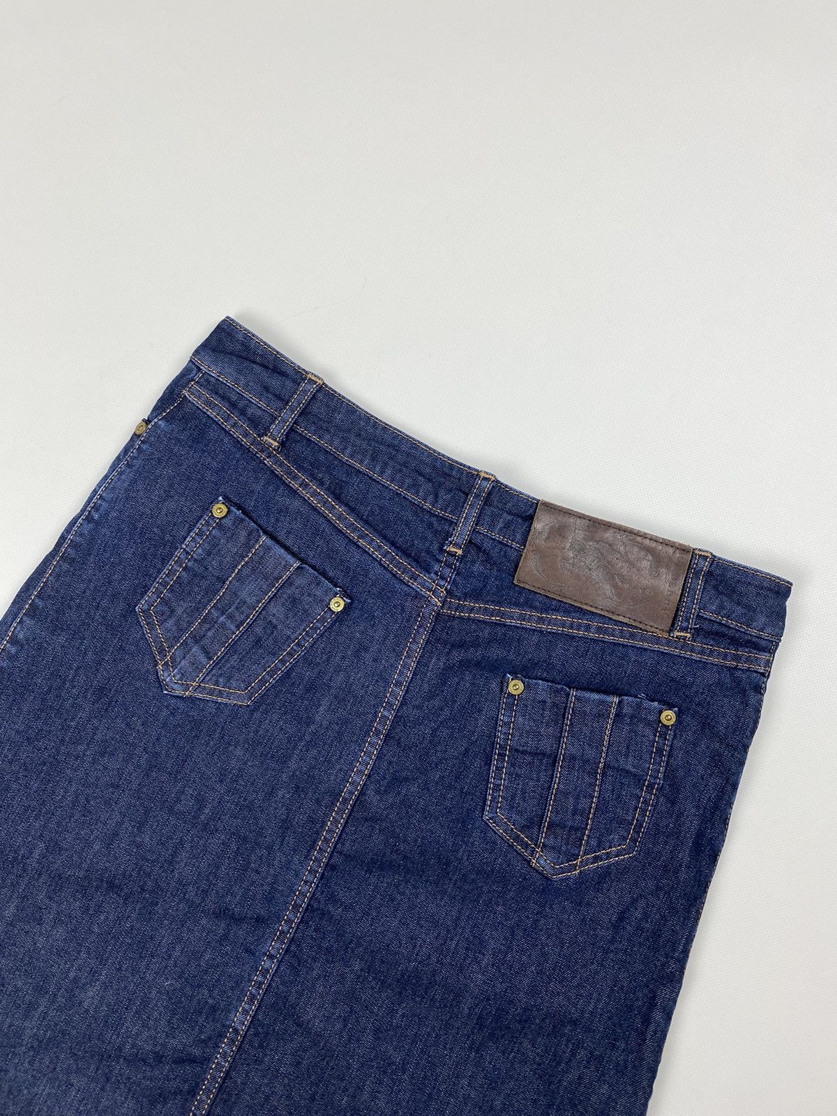 Burberry × Vintage Y2K Burberry ladies denim skirt size US 4 IT 38 Size 27" / US 4 / IT 40 - 19 Thumbnail