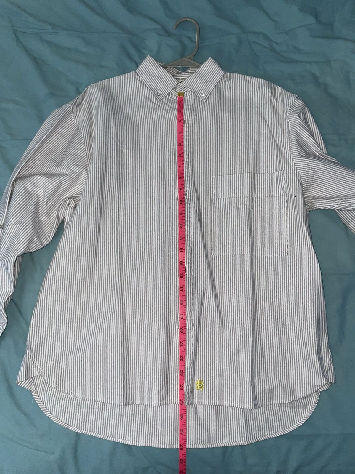 Designer × Other Earls Collection Brown Striped Oxford Shirt – Size XS Size US XS / EU 42 / 0 - 7 Thumbnail