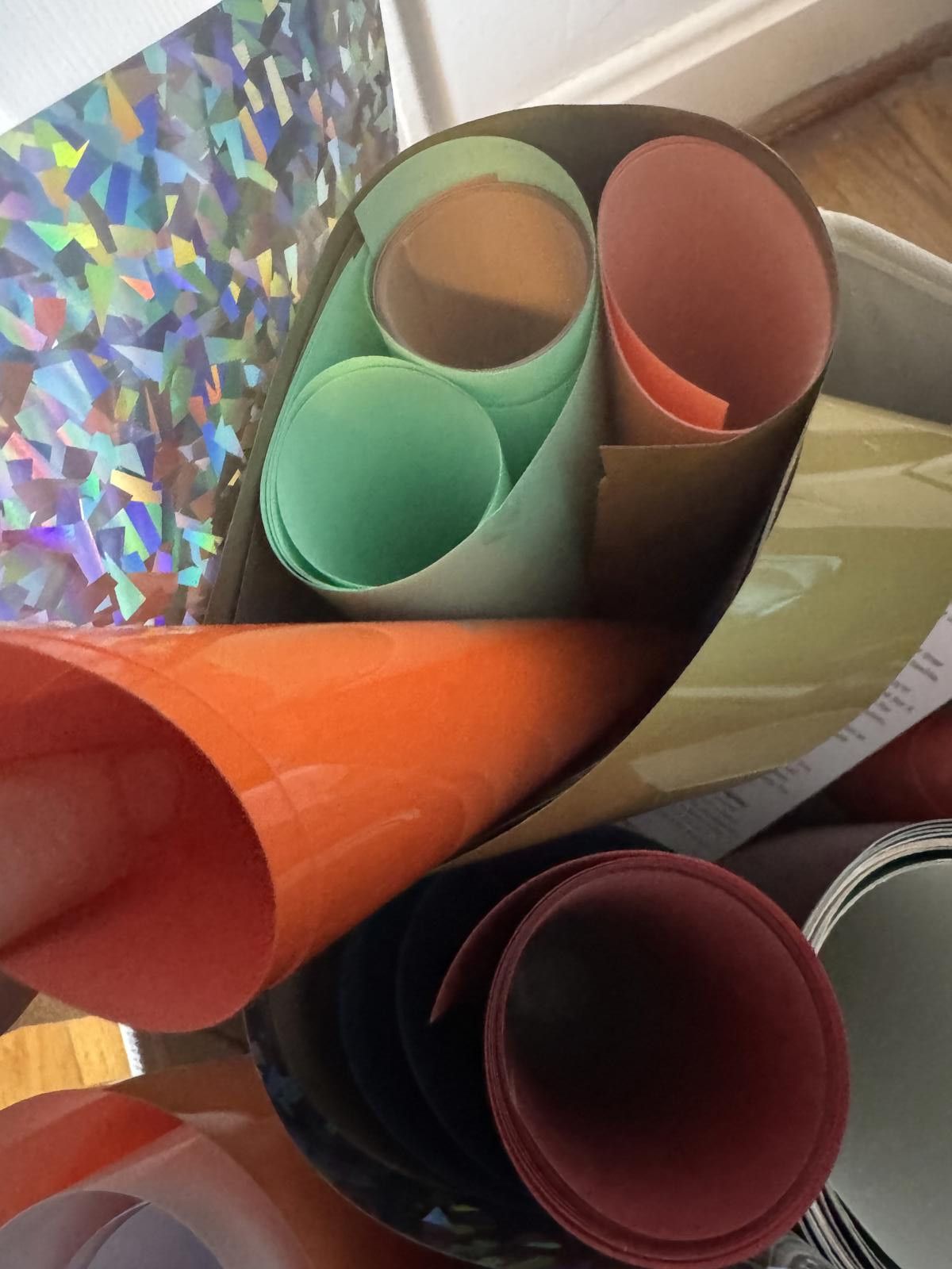 Other Lot of Vinyl- Heat and Adhesive Size ONE SIZE - 4 Thumbnail