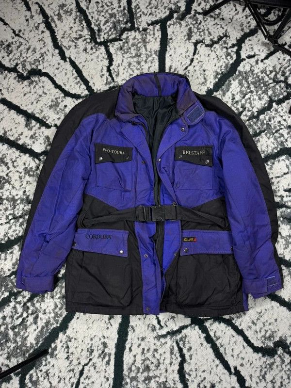 Belstaff Vintage Belstaff Protura Cordura Jacket Purple Black XL 90s Size US XL / EU 56 / 4 - 1 Thumbnail