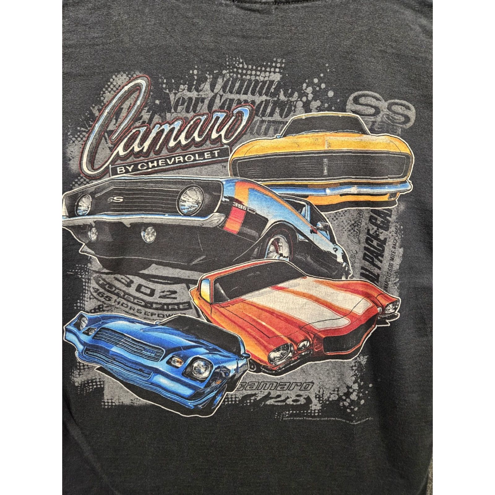 Anvil VINTAGE Chevy Camaro Graphic T-shirt Back Hit Cars Size Medium Mens Black Short Sleeve Size US M / EU 48-50 / 2 - 7 Thumbnail