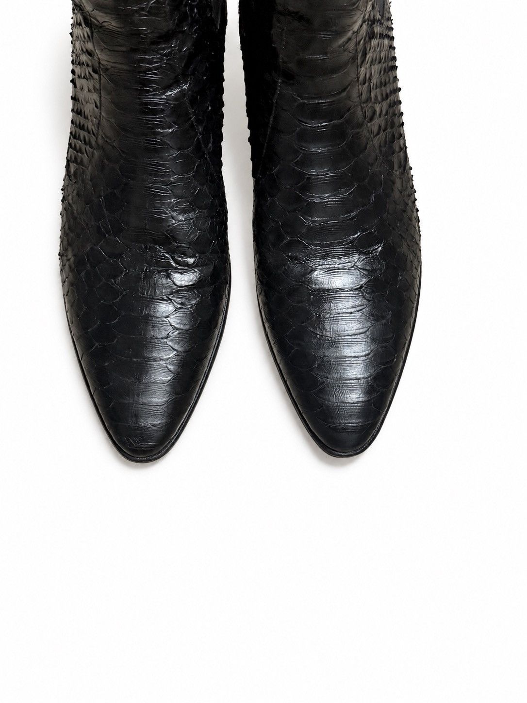 Celine CELINE FW24 Runway Hector Python-Embossed Chelsea Boots Size US 12 / IT 42 - 5 Thumbnail