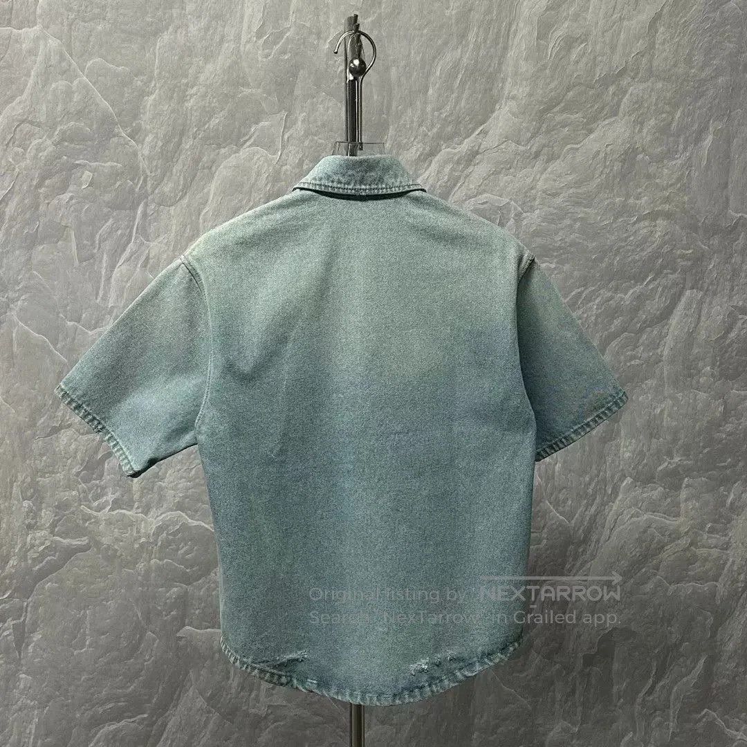 Prada Prada Triangle Logo Denim Short. Size XS / US 0-2 / IT 36-38 - 5 Thumbnail