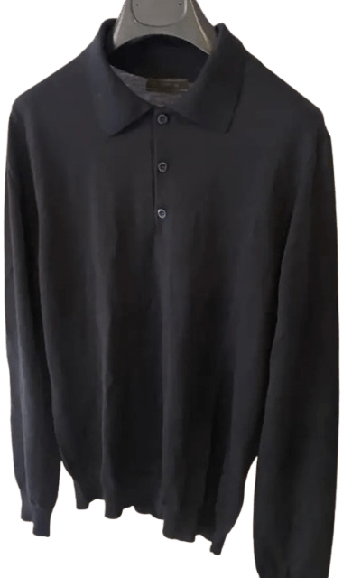 Prada Prada Knit Jumper Sweater Pullover Wool Sport Jacket EX0189 Size US L / EU 52-54 / 3 - 1 Thumbnail