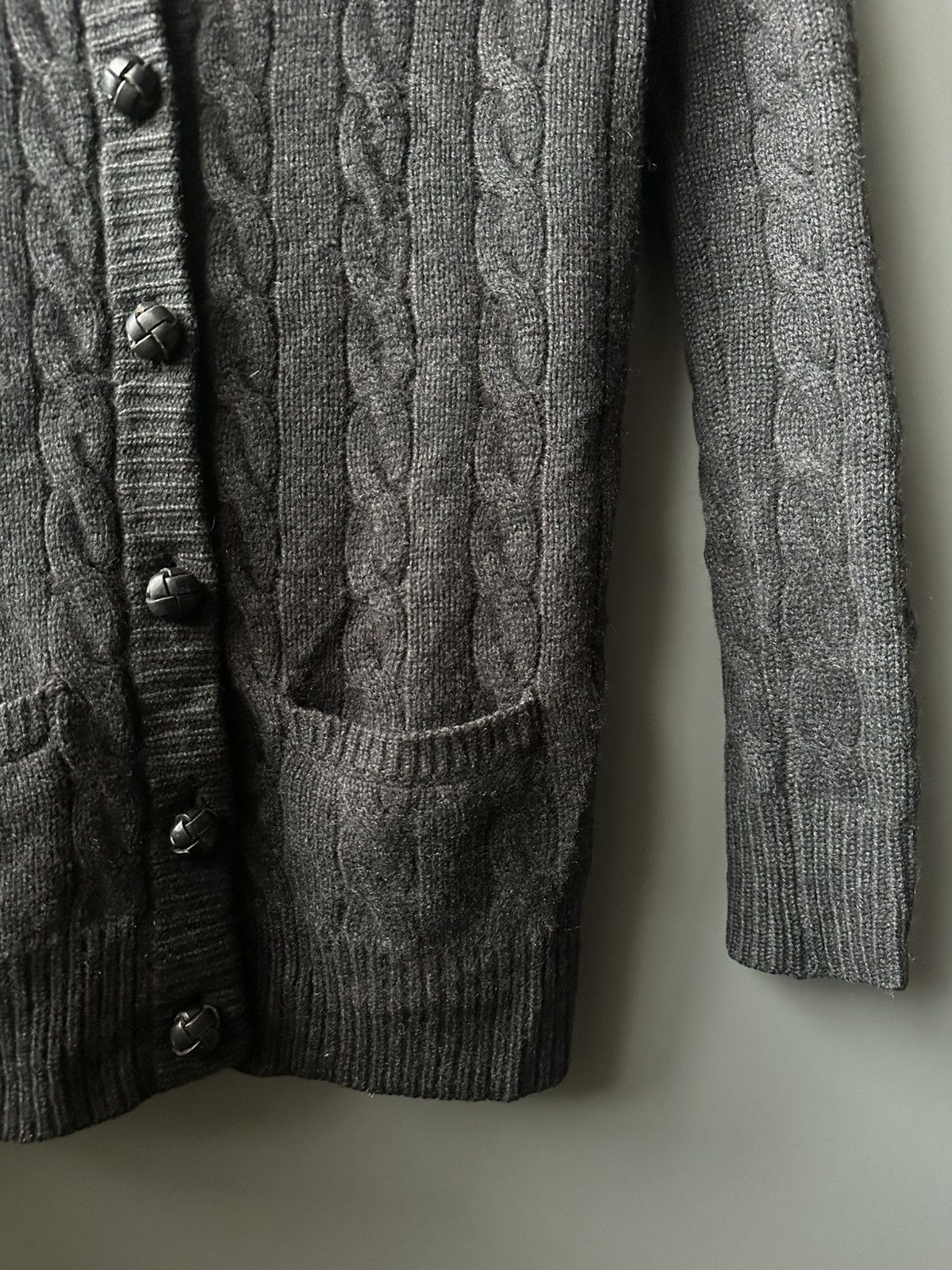 Ralph Lauren Ralph Lauren Cable Knit Cashmere Wool Cardigan Size M / US 6-8 / IT 42-44 - 4 Thumbnail