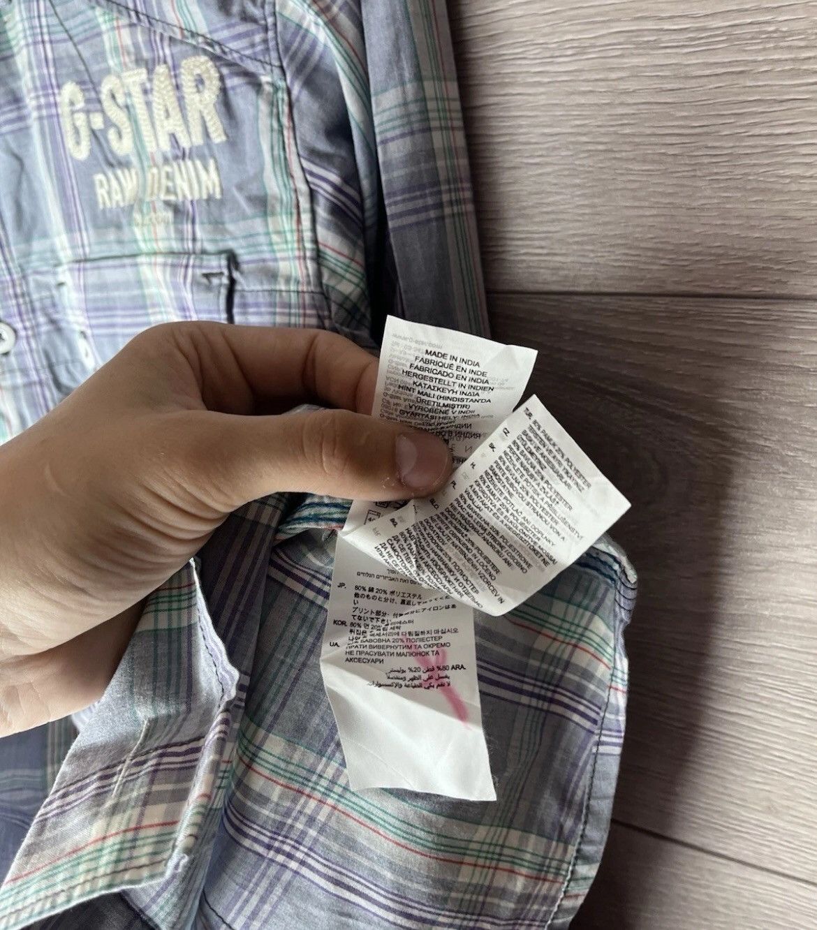 G-Star Mens shirt G-Star Raw size M vintage Size US M / EU 48-50 / 2 - 7 Thumbnail