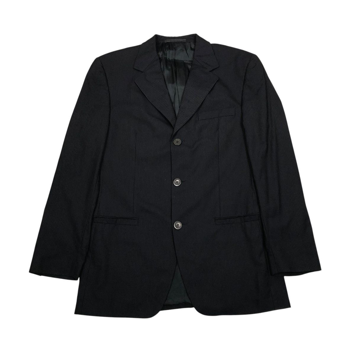 Versace 🔥VINTAGE VERSACE CLASSIC V2 DOUBLE BREAST COATS JACKET Size US M / EU 48-50 / 2 - 1 Thumbnail