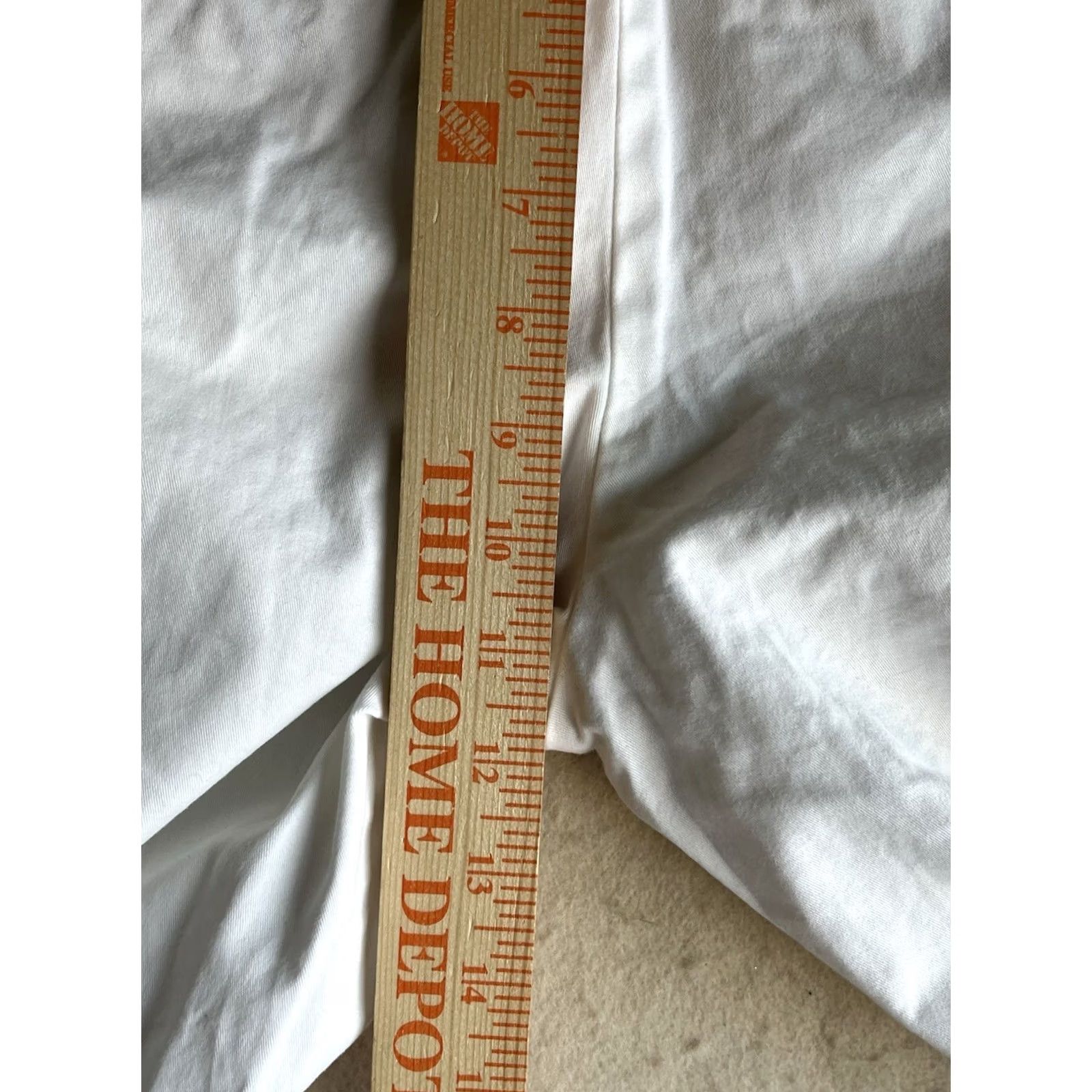Liz Claiborne Liz Claiborne Pants Women Size 4 White Tapered Stretch Flat Front Regular Pants Khakis Pockets Size 27" / US 4 / IT 40 - 4 Thumbnail