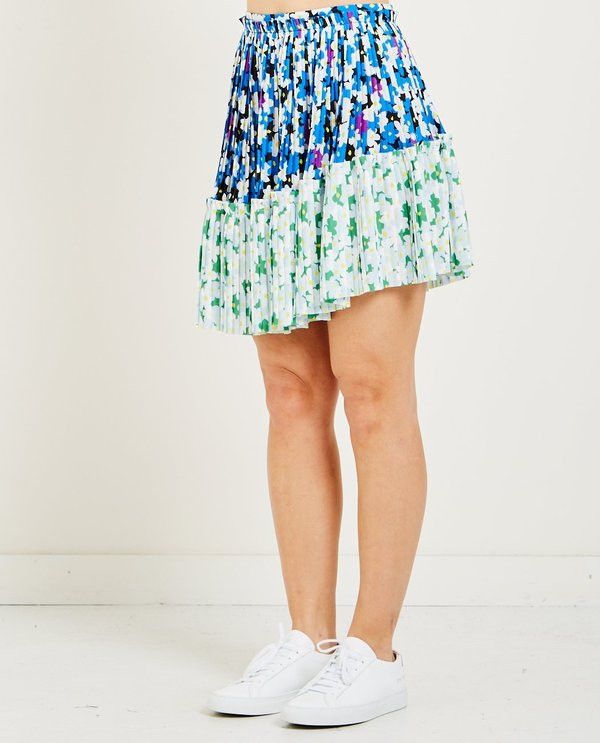 Kenzo o1y1025 Mini Skirt in Multicolor Size 34" / US 12 / IT 48 - 2 Thumbnail