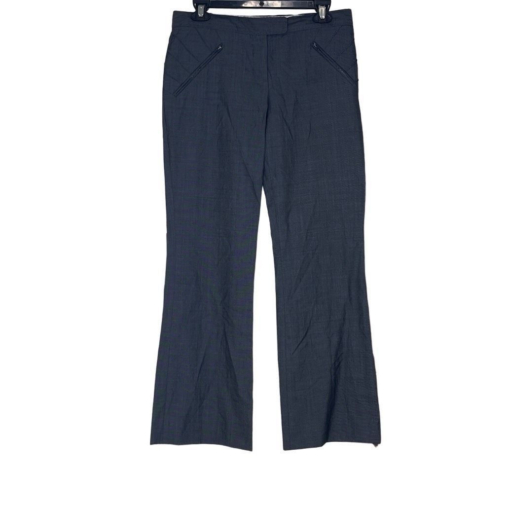 Stella McCartney Stella McCartney Womens 40 Medium Wool Dress Pants Gray Pock Size 28" / US 6 / IT 42 - 3 Thumbnail