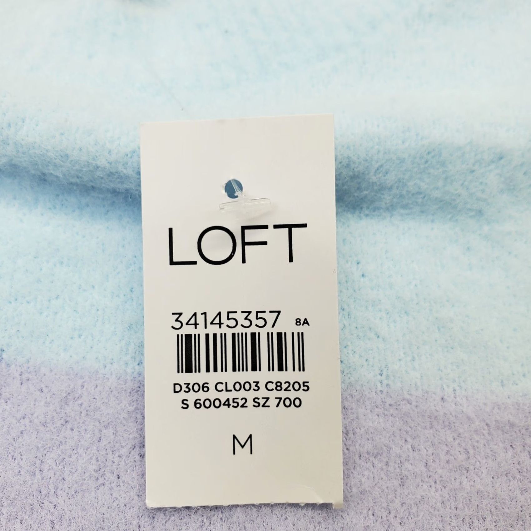 Loft LOFT Sweater Womens M Multicolor Striped Raglan Sleeve Crew Neck Pullover Size M / US 6-8 / IT 42-44 - 8 Thumbnail