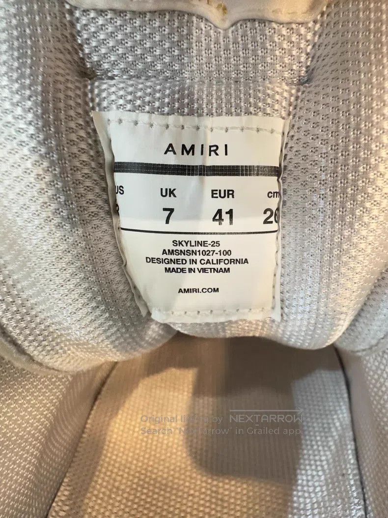 Amiri Amiri US 8 casual shoes Size US 8 / EU 41 - 5 Thumbnail