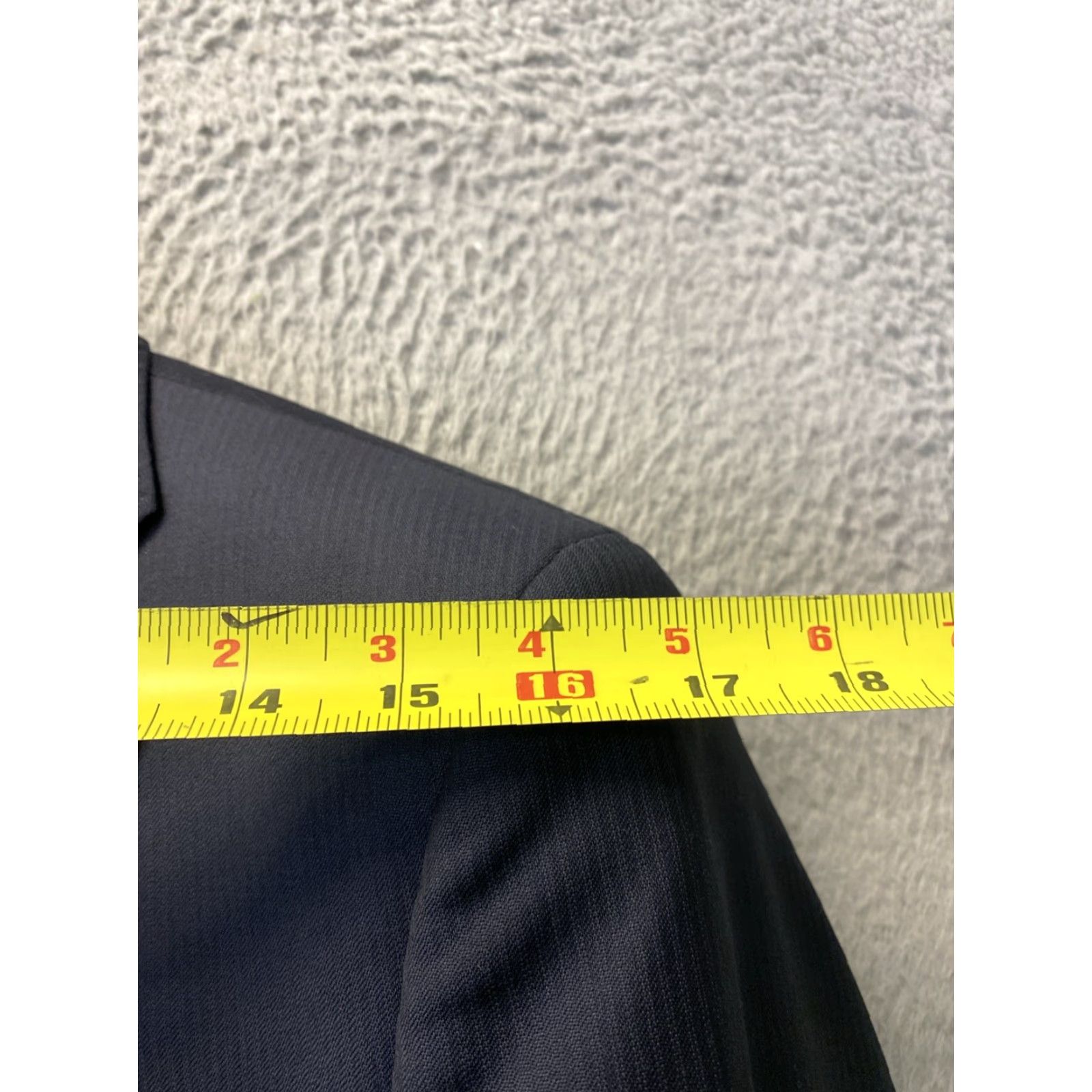 Zara Zara Men's Black 2 Button Blazer Suit Jacket Pants Size 40 Black /120-2 Size 40R - 5 Thumbnail