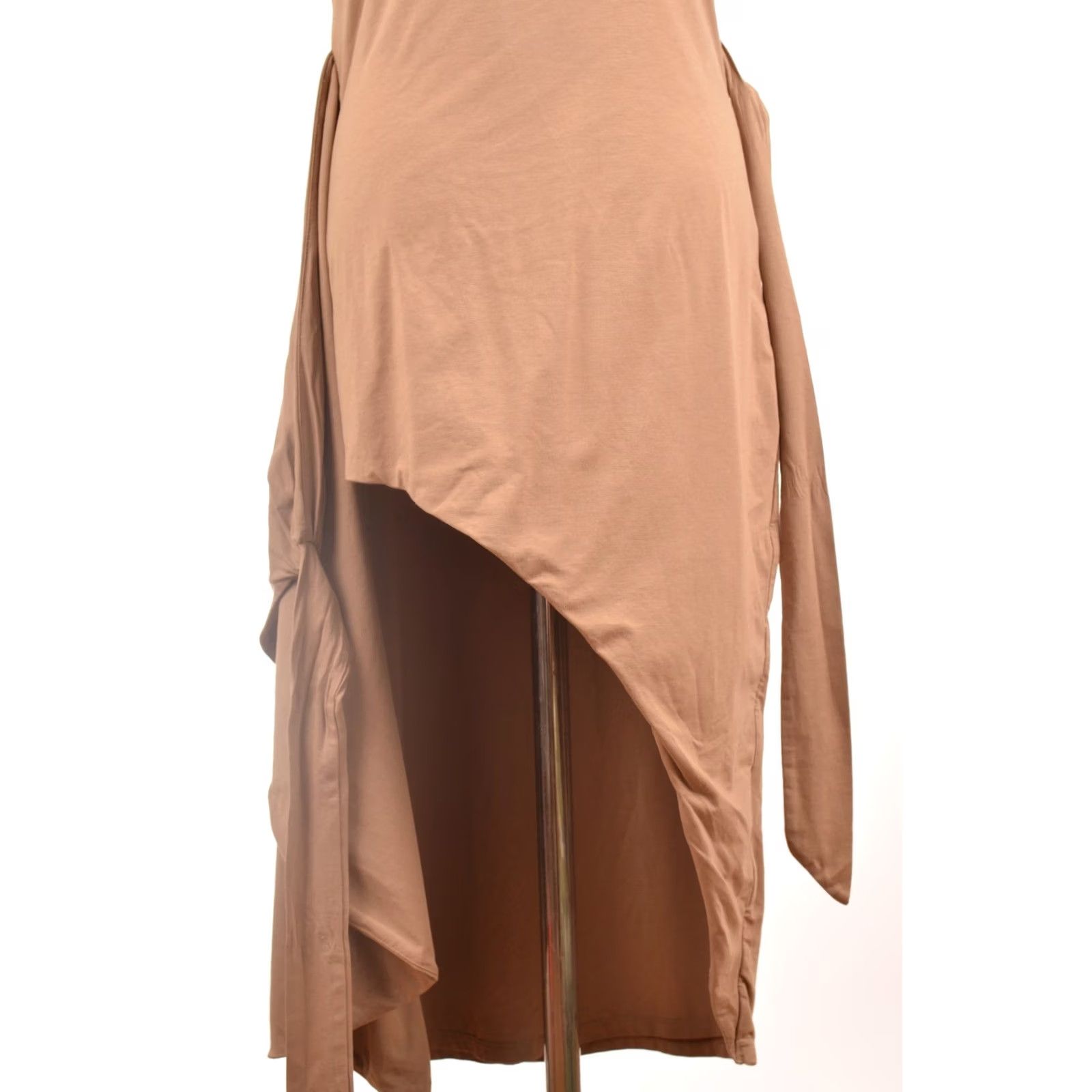Vintage Lovers + Friends Kahlo Midi Sleeveless Dress Tan M Women Solid Sleeveless Midi Dress Brown Size M Womens Size M / US 6-8 / IT 42-44 - 6 Thumbnail