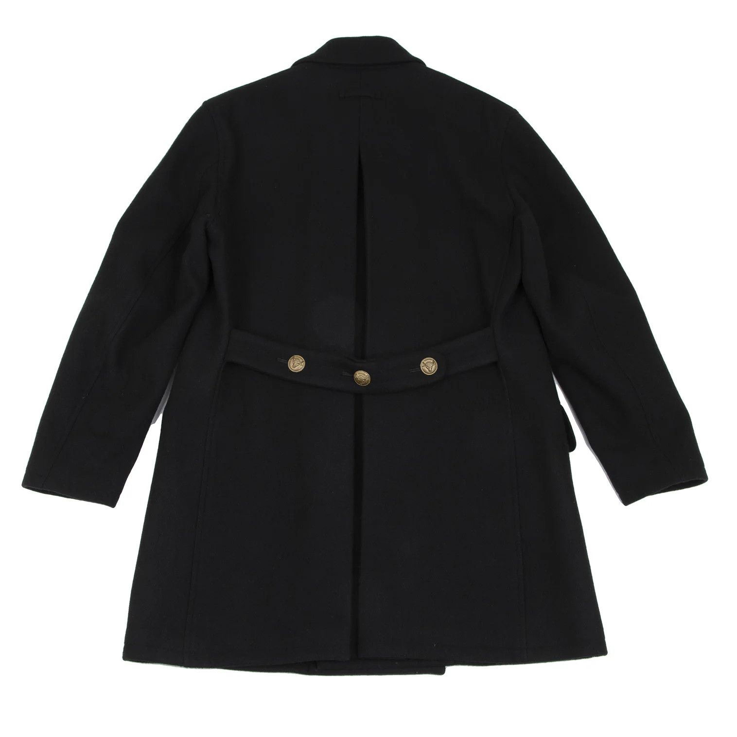 Jean Paul Gaultier Wool Coat with Metal Buttons in Black, Size 48 Size US M / EU 48-50 / 2 - 12 Thumbnail